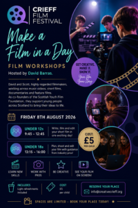Crieff film festival workshop
