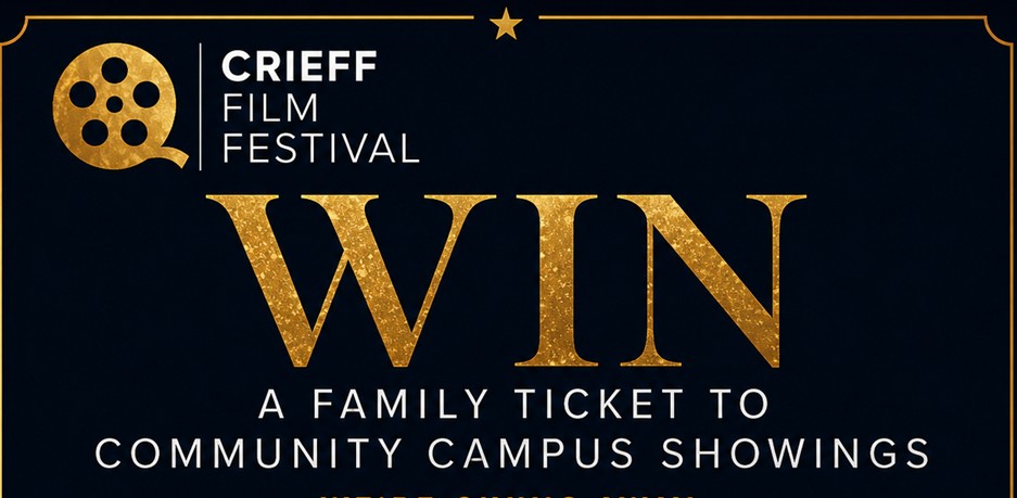 Enter to win family tickets to F1: The Movie and Bend It Like Beckham at Crieff Film Festival on 7 and 8 August 2026. Enter now!